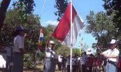 Kaum Disabilitas Bersatu laksanakan upacara bendera HUT kemerdekaan RI ke-77