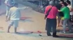 Terekam CCTV, Kakak Beradik Ini Bacok Pedagang Mi di Medan