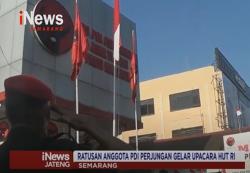 Ratusan Anggota DPD PDI Perjuangan Jateng Gelar Upacara HUT RI ke 77