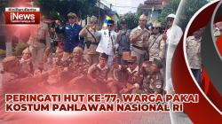 VIDEO: Peringati HUT RI ke 77, Warga BPR Tasikmalaya Pakai Kostum Pahlawan Nasional: Merdeka