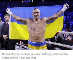 Oleksandr Usyk Pertahankan Sabuk Kelas Berat Tinju Dunia 2022 Lawan Anthony Joshua