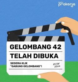 Daftar Kartu Prakerja Gelombang 42 Dibuka! PNS dan Pegawai BUMN Tidak Termasuk