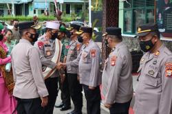 Kapolres Torut Bersama Forkopimda Sambut Kunjungan Kerja Kapolda Sulsel di Makodim 1414/Tator