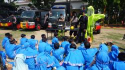 Edukasi Tugas dan Fungsi Brimob, SDIT Al-Zahira Kota Serang Kunjungi Polda Banten