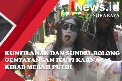 Kuntilanak dan Sundel Bolong Gentayangan Ikuti Karnaval Kirab Merah Putih