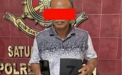 Pria Lansia Gasak Ponsel Mewah Rp36 Juta di Rumah Dinas Bupati Asahan Dicokok Polisi  