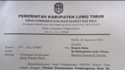 119 Kades Studi Banding ke Pulau Jawa, Kabid DPMD Lutim : Saya Tidak Tau Itu