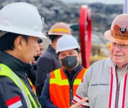 Erick Thohir Mendampingi Presiden Jokowi ke Tambang Grasberg: Kunjungan Ini Bersejarah