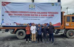 Misi Dagang Kadin Sultra dan Jatim, Perusahaan Binaan Kadin Sultra Kirim 28 Ton Kopra Ke Surabaya