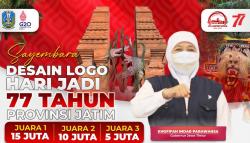 Masih Ada Tiga Hari, Gubernur Khofifah Tunggu Karya Terbaik Desain Logo Hari Jadi Ke-77