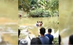 Buaya Ganas Terkam Seorang Ibu hingga Tewas di Madina