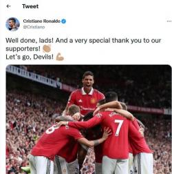 Benamkan Arsenal, Ada Respons Berkelas Cristiano Ronaldo untuk Manchester United