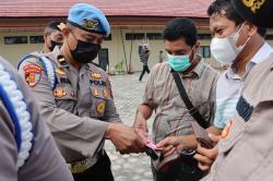 Senpi Anggota Polres Lamsel Diperiksa Kapolres, 11 Pucuk Ditarik Karena Izin Telah Habis