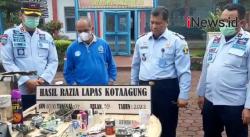 Berantas Narkoba,Lapas Kelas IIB Kotaagung dan BNNK Tanggamus Menggelar Razia Kamar Hunian