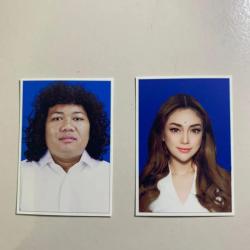 Bukan untuk Menikah, Kenapa Celine Evangelista dan Marshel Widianto Bikin Pas Foto Berlatar Biru?