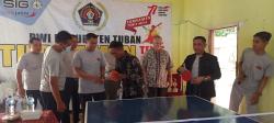 Peringati HUT ke- 77 RI, PWI Tuban Gelar Turnamen Tenis Meja
