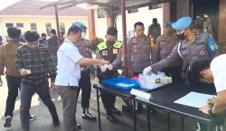 Personel Polres Temanggung Jalani Tes Urin Secara Acak, Ini Hasilnya