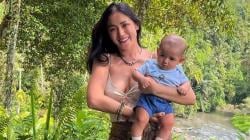 Gaya Jessica Iskandar Momong Baby Don Bikin Salfok, Netizen: Mommy Makin Hot!