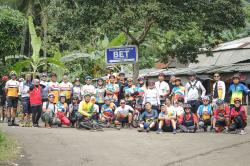 Wisata Gowes Jelajah Bukit Alesano Gunung Salak Bogor Bareng Gorengan dan Mapstrak