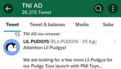 Akun Twitter Dibajak, TNI AD Lakukan Verifikasi Ulang Email