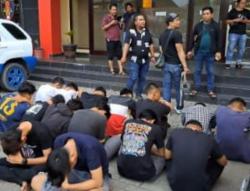 Diduga Bakal Lakukan Aksi Tawuran, Polrestabes Palembang Tangkap Rombongan Pemuda