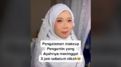 Viral, Selesai Akad Nikah Pengantin Ini Menangis Ditinggal Ayahnya Meninggal