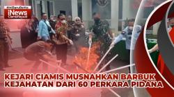 VIDEO: Kejari Ciamis Musnahkan Barang Bukti Kejahatan