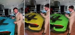 Viral Warna Mobil Lamborghini Huracan Rudy Salim Bisa Berubah, Netizen: di STNK Tertulis Warna Warni