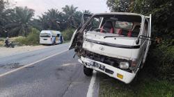 Satlantas Polres Bangka Barat Ungkap Penyebab Lakalantas yang Libatkan Truk dan Mobil Travel