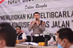 Cegah Kebakaran di Ruas Tol Pejagan, ini yang dilakukan Satlantas Polres Brebes