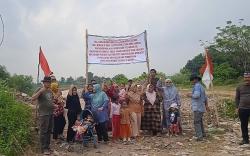 Masyarakat Cilodan Kota Cilegon Blokir Jalan Proyek PT Pancapuri