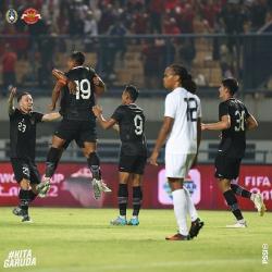 Indonesia Vs Curacao Bermain Imbang 2-2 di Babak Pertama