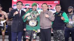 Menang Telak dari Petinju Thailand, Sertu Sonny Juara Asia