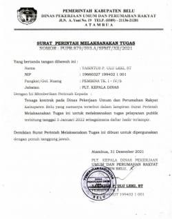 5 Bulan Belum Bayar Gaji Tekoda pada Dinas PUPR, Begini Penjelasan Sekda Belu