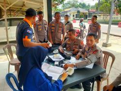 Dukung Program Pemerintah, Polres Way Kanan Gelar Vaksin Booster Kedua Untuk Personel  