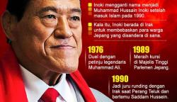 Pegulat Jepang Antonio Inoki Wafat, Sempat Ganti Nama Muhammad Hussain