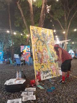 Play Out Place Lippo Karawaci, Jadi Arena Demo Street Art