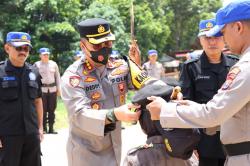 Ini Proses Pembaretan Siswa Taruna SMAN 2 Bhayangkara Jawa Timur, Lokasinya di Pulo Merah