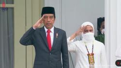 Presiden Jokowi Pimpin Upacara HUT ke-77 TNI di Istana