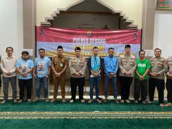 Manager dan Suporter Perserang Bersama Polres Serang Laksanakan Sholat Ghaib dan Do'a Bersama