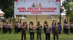 Gelar Apel Pengamanan Pilkades Serentak, Kapolres Pemalang Wanti-wanti Petugas Harus Netral