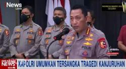 6 Orang Resmi Jadi Tersangka Tragedi Stadion Kanjuruhan, Kapolri: Bisa Bertambah