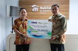 Akuberbagi.com dan Bank Mestika Salurkan Bantuan Sosial agar Masyarakat punya Tempat Tinggal Layak