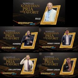 Daftar Nominasi Komedian Pria Favorit dalam Anugerah Komedi Indonesia di iNews