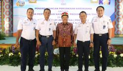 Jaga Aset Negara, 3 Kepala Daerah PT KAI Jatim Teken Kerjasama Dengan BPN