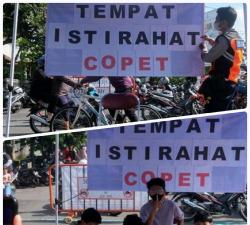 Penampakan Posko Tempat Istirahat Copet di CFD Solo