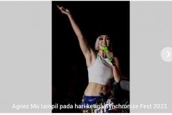 Hari Terakhir Synchronize Fest 2022 Diwarnai Aksi Agnez Mo
