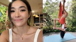 Jungkir Balik Jajal Floating Yoga, Intip Potret Gisel Melawan Gravitasi!