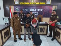 Restorative Justice Damaikan Penadah Sepeda Motor dan Korban di Kejaksaan Negeri Karawang