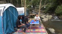 Camping Ground Legok Gintung Subang, Suguhkan Air Terjun Berwarna Biru